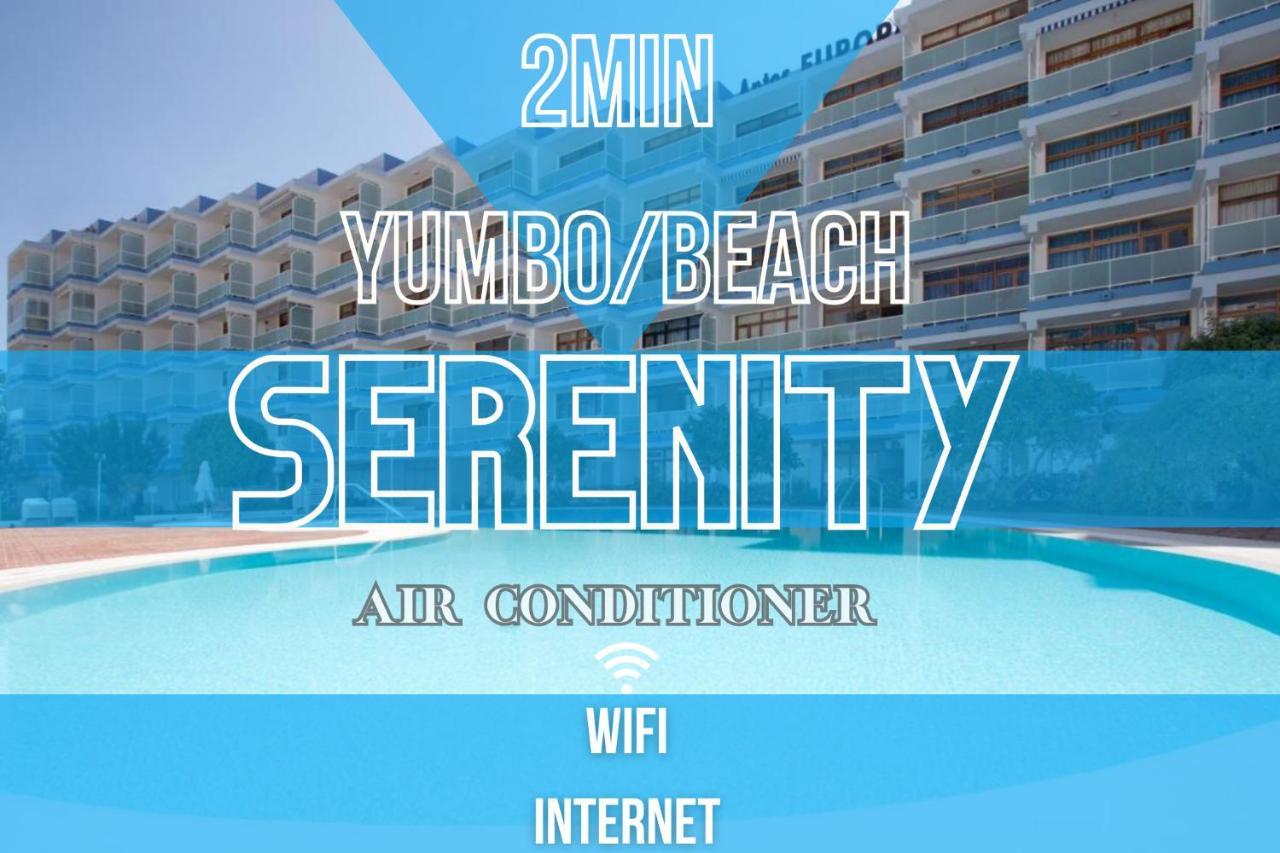 Serenity Yumbo - Europa Appartment 2Min Yumbo - 5Min From Beach - Wifi Free - Air Conditioner - Private Services - Free Welcome Book - Cohote Conserjeria Gran Canaria Playa del Inglés Zewnętrze zdjęcie